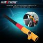AllExtreme EXBBSLY Heavy Duty Baseball Bat Style Car Steering Wheel Lock Anti-Theft Security Self Protection Lock with Keys for All Cars, SUVs and Trucks