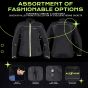 Allextreme AVIANT AIR Women Bike Riding Jacket CE Level 2 Certified Armour Protector Elbows Shoulders Protection Mesh Fabric Motorcycle Rider Gear (S, Black/Green)