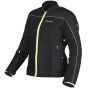 Allextreme AVIANT AIR Women Bike Riding Jacket CE Level 2 Certified Armour Protector Elbows Shoulders Protection Mesh Fabric Motorcycle Rider Gear (S, Black/Green)