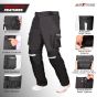 Allextreme Bike Riding Pants CE Level 2 Certified Knee-Shin and Level-2 Hip Protectors 600D Polyester All Weather Protection Motorcycle Rider Gears for Men (Black, XL)