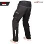 Allextreme Motorcycle Riding Pants Level-2 Knee + Shin and Level-2 Hip Protectors 600D Polyester All Weather Protection for Outdoor & Biking (Black, L)