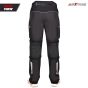 Allextreme Motorcycle Riding Pants Level-2 Knee + Shin and Level-2 Hip Protectors 600D Polyester All Weather Protection for Outdoor & Biking (Black, L)