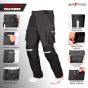 Allextreme Motorcycle Riding Pants Level-2 Knee + Shin and Level-2 Hip Protectors 600D Polyester All Weather Protection for Outdoor & Biking (Black, L)