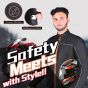 Allextreme AVIANT AIR Bike Riding Jacket CE Level 2 Certified Armour Protector Elbows Shoulders Protection Mesh Fabric Motorcycle Rider Gear for Bikers (4XL, Black & Orange)
