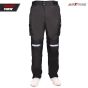 Allextreme TROTTER Bike Riding Pants CE Level 2 Certified Knee-Shin and Level-2 Hip Protectors 600D Polyester All Weather Protection Motorcycle Rider Gears for Men (Black, 4XL)
