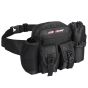 AllExtreme Multi-Utility Waist Bag Multi Pocket Sling Pouch & Fanny Pack Bags with Detachable Bottle Holder for Men and Women Travel Motorcycle Riding Outdoor Hiking Adventure (1Pc, Black)
