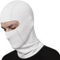 Allextreme Upgraded Full Face Mask for Riders Anti-Pollution UV Sun Protection Cotton Balaclava Neck Cover Bandana Helmet Liner for Men & Women Biker Hiking Cycling Protective Bike Riding Gear (White)