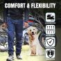 Allextreme Denim Bike Riding Pants with Heavy Duty XY Level 2 Certified HDEVA Knee and Hip Armor Rider Gear Jeans All Weather Protection for Riders Cycling Motorcycle Racing (Navy Blue, 30)