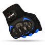 Allextreme Probiker Full Finger Motorcycle Riding Gloves with Hard Knuckle Protective Shells for Motorbike Racing Biking Climbing (L, Blue)