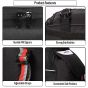 Allextreme 70 l Waterproof Tail Bag – Universal Rear Carrier Polyester Storage for All Sports & Street Bikes, Motorcycles (Pack of 1)
