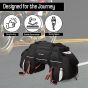 Allextreme 70 l Waterproof Tail Bag – Universal Rear Carrier Polyester Storage for All Sports & Street Bikes, Motorcycles (Pack of 1)