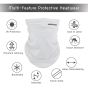 Allextreme Neck Gaiter Bandana for Rider Super Soft Breathable Cotton Face Mask UV Sun Protection Neck Cover Scarf Headband Balaclava for Biking Hiking Cycling Protective Bike Riding Gear (White)