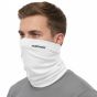 Allextreme Neck Gaiter Bandana for Rider Super Soft Breathable Dryfit Face Mask UV Sun Protection Neck Cover Scarf Headband Balaclava for Biking Hiking Cycling Protective Bike Riding Gear (White)