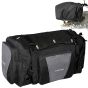 Allextreme 65Ltr Bike Tail Bag Lightweight Multi-Pocket Universal Storage with Mounting System YKK Zippers & Removable Strap Travel Saddle-Bag for Biker All Motorcycles and Bikes (Pack of 1, Black)