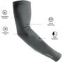 Allextreme Arm Sleeves & Full Face Mask Set Reusable UV Dust Protection Cotton Balaclava with Hand Cover for Men Women Bike Riding Running Cycling Outdoor Protective Bike Riding Gear (Grey)