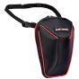 Allextreme Thigh Waist & Sling Bag Water-Resistant Drop Leg Tactical Fanny Pack for Men & Women Adjustable Hard Shell Thigh Bag for Bikers for Riding, Camping & Outdoor Sports (Black & Red)