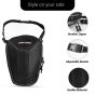 Allextreme Thigh Waist & Sling Bag Water-Resistant Drop Leg Tactical Fanny Pack for Men & Women Adjustable Hard Shell Thigh Bag for Bikers for Riding, Camping & Outdoor Sports (Black & Grey)