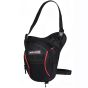 Allextreme Thigh Bag with Multi Pockets Drop Leg Tactical Waist Fanny Pack For Men and Women Compatible for Riding Hiking Travel Camping Sports (Black & Red)