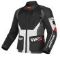 Allextreme RALLY Unisex Motorcycle Riding Jacket Polyester and Mesh Fabric with Back Elbow Shoulder CE Level 2 Certified Armour Chest Protection for Bikers (2XL, Grey)
