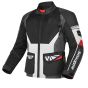 Allextreme RALLY Unisex Motorcycle Riding Jacket Polyester and Mesh Fabric with Back Elbow Shoulder CE Level 2 Certified Armour Chest Protection for Bikers (XL, Grey)