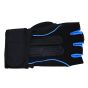 Allextreme ‎AENG001 Multipurpose Gym and Bike Wrist Half Finger Gloves for Fitness Weightlifting Exercise Sport Cycling (Blue_Medium)