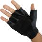 Allextreme Bike Racing Half Finger Gloves Soft, Large & Breathable Design Ideal for Biking & Gyming (Black)