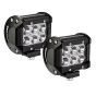 Allextreme EX6FW2P 6 Led Fog Light For Cars,Off Road Vehicle, Truck, 4Wd, Suv, Atv - Smd Cree Headlight 10-30V, 18W, Pack Of 2 (White)