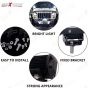 Allextreme EX6FW2P 6 Led Fog Light For Cars,Off Road Vehicle, Truck, 4Wd, Suv, Atv - Smd Cree Headlight 10-30V, 18W, Pack Of 2 (White)