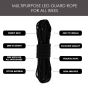 AllExtreme EXR28B1 Extra Long & Heavy Leg Guard Rope Durable & Sturdy Cable for Royal Enfield Bullet & all Other Bikes (28 Meters, Black)