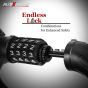 AllExtreme EXBCNLB Multipurpose 4 Digit Security Resettable Bike Cable Lock Heavy Duty Anti-Theft Protection Bicycle Safety Number Locks (3.6 feet/42 Inches)