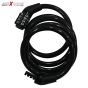 AllExtreme EXBCNLB Multipurpose 4 Digit Security Resettable Bike Cable Lock Heavy Duty Anti-Theft Protection Bicycle Safety Number Locks (3.6 feet/42 Inches)