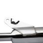 AllExtreme EX043B Angular Model Empty Free Flow Stylish Exhaust Silencer with Bush Compatible for Motorcycles (Chrome)