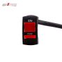 AllExtreme EXHBS98 Handle Bar Switch Toggle On Off Headlight Switch for Lightning Push Button for Motorcycles Bicycle Motorbike ATVs Scooters & Snowmobiles (Red)