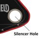 AllExtreme EXMREES Rear Customised Universal Mud Flap with Silencer Hole Compatible with Bullet Classic Electra Standard 350cc & 500cc