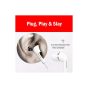 Allextreme Headphones with Mic, Earphones, Handsfree Headset with Deep Bass and Music Equalizer