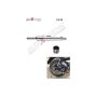 AllExtreme ESA12 Goldstar Exhaust Jaali Silencer with Glasswool Compatible for Royal Enfield BS3 and BS4 Model Royal Enfield Bullet 350cc and 500cc (Chrome)