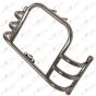 AllExtreme EXAFLGC Heavy Duty Metal Leg Guard Front Bike Safety Crash Bar Compatible for BS3, BS4 and BS6 Model Royal Enfield Bullet 350cc and 500cc (Chrome)