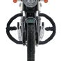 AllExtreme Heavy Duty Metal with Rope Stylist Real Customized 8 Bend Black Rope Safety Leg Crash Guard for Royal Enfield Bullet Classic 350/500, Standard and Electra