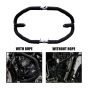 AllExtreme Heavy Duty Metal with Rope Stylist Real Customized 8 Bend Black Rope Safety Leg Crash Guard for Royal Enfield Bullet Classic 350/500, Standard and Electra