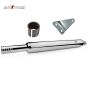Allextreme EXLS19 Long Punjabi Empty Silencer with Bush Compatible for Royal Enfield BS3 and BS4 Model Bullet 350cc and 500cc (Chrome)