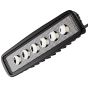 AllExtreme EX6I6F1 6 LED Fog Light Bar 6 Inch Waterproof Driving Lamp with Mounting Bracket for Motorcycles and Cars (18W, White Light, 1 PC)
