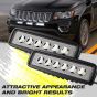 AllExtreme EX6I6F1 6 LED Fog Light Bar 6 Inch Waterproof Driving Lamp with Mounting Bracket for Motorcycles and Cars (18W, White Light, 1 PC)