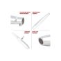 AllExtreme EX086 Dolphin Model Bike Exhaust Silencer with Glasswool Compatible for BS3 and BS4 Model Bullet 350cc and 500cc (Chrome)