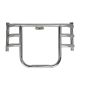 AllExtreme EXAFLGC Heavy Duty Metal Stainless Steel Air Fly Leg Guard Front Bike Safety Crash Bar Compatible for BS3 & BS4 Model Bullet 350cc & 500cc (Chrome)