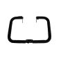 AllExtreme EXHLGR Heavy Duty Metal Leg Guard Front Bike Safety Crash Bar with Wrapped Rope Compatible for BS3, BS4 and BS6 Model Royal Enfield Bullet 350cc and 500cc (Black)