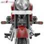 Allextreme EXU11RB U11 CREE LED Fog Light Universal Waterproof Projector Lamp with Dual Ring for Car, Motorcycle and Bikes (15W, Red & Blue Angel Eyes, 3000LM, 2 PCS)