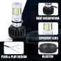 Allextreme EXM635W 35W LED Headlight 3500LM Hi/Low Beam Light Universal 5000K Headlamp for Cars, Bikes & Motorcycles (White, Pack of 1)