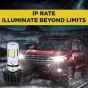 Allextreme EXM635W 35W LED Headlight 3500LM Hi/Low Beam Light Universal 5000K Headlamp for Cars, Bikes & Motorcycles (White, Pack of 1)