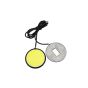 AllExtreme EXWFWI2 Super Bright 3.26 Inch diameter Round COB LED Switchback Daytime Running Lights Waterproof Signal Lights Without Indicator For Car Trucks Motorcycles Boats (26W, White, Pack of 2)
