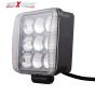 Allextreme EX9LFL1 Universal 9 LED Square Fog Light Flood Auxiliary Lamp for All Bikes Motorcycle Cars and SUV (27W, White Light, 1 PC)